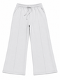 J&J Relaxed Fit Wide Leg Trouser Gray
