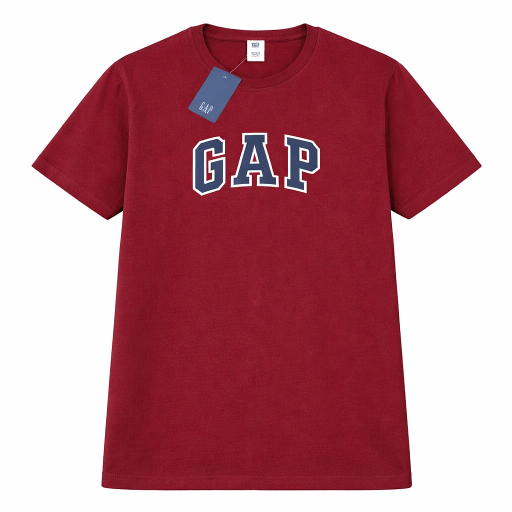GAP Cotton T-Shirt - Burgundy