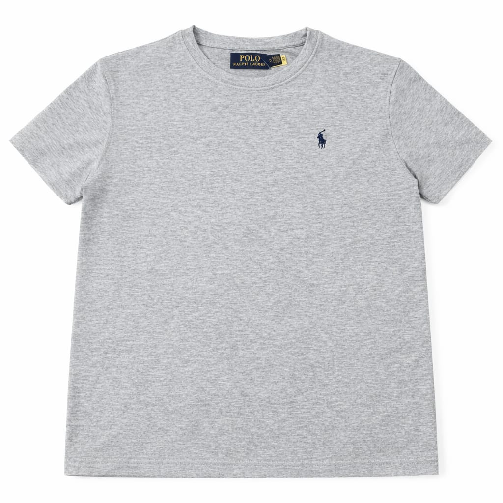 POLO Embroidery logo T-Shirt - Grey