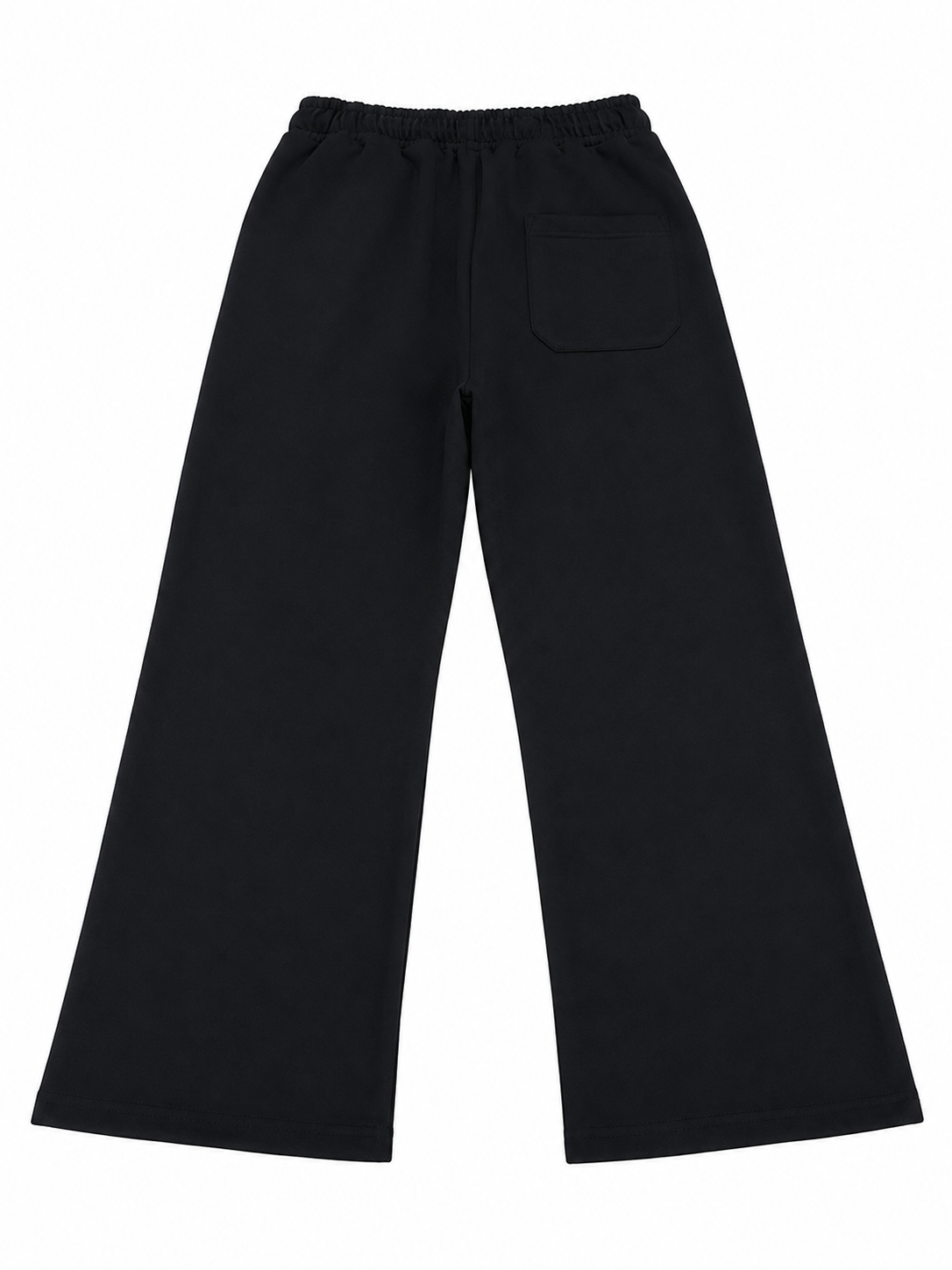 J&J Relaxed Fit Wide Leg Trouser - gray