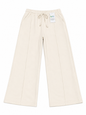 J&J Relaxed Fit Wide Leg Trouser - gray