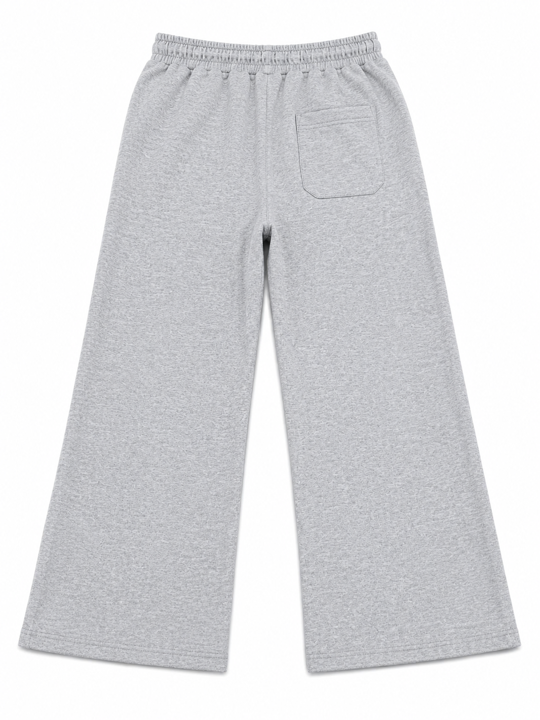 J&J Relaxed Fit Wide Leg Trouser - gray