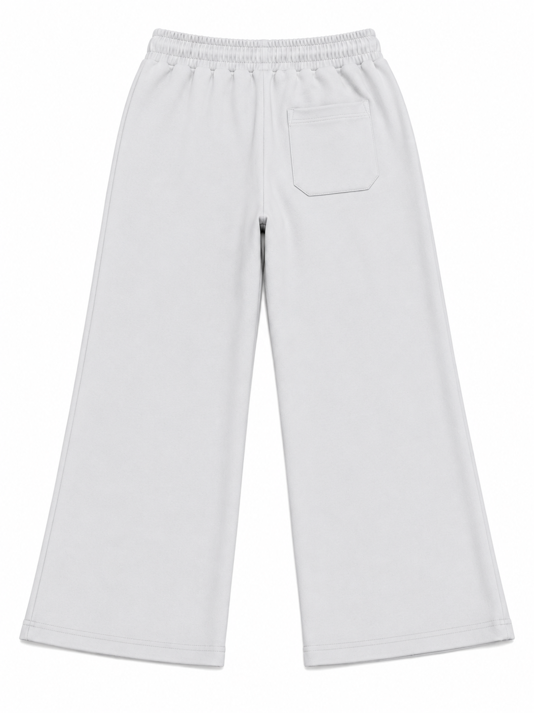 J&J Relaxed Fit Wide Leg Trouser - gray