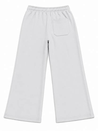 J&J Relaxed Fit Wide Leg Trouser - gray