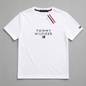 TOMMY center logo Tshirt white