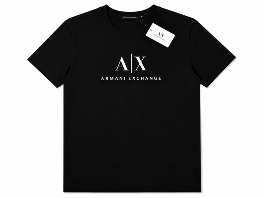 AX center logo Tshirt black