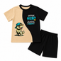 Kids Short Set - Skin & Black |