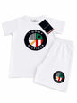 Kids short set white