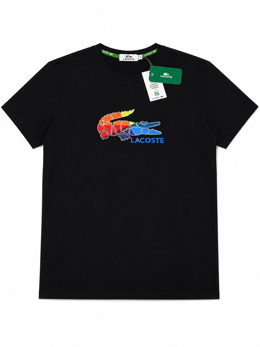 LACT center logo. Tshirt black